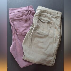 Maurices Skinny High Rise Colored Jeans 18w